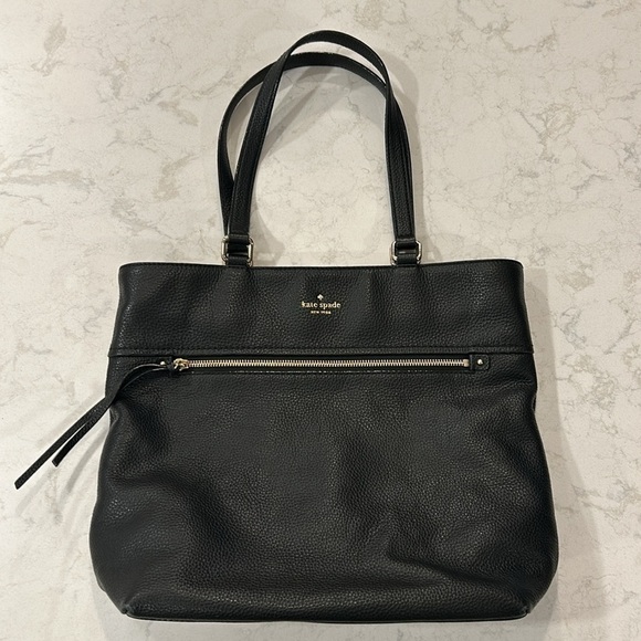 Kate Spade ♠️ Cobble Hill Black Pebbled Leather Kiernan Shoulder Bag - Picture 14 of 16